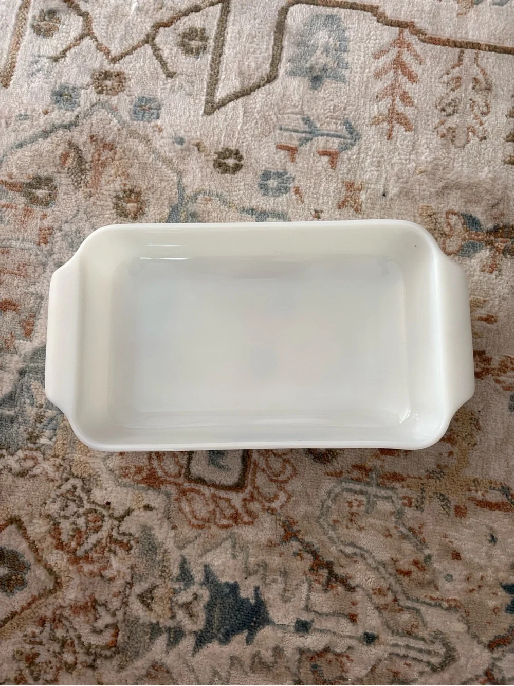 Anchor Hocking White Milk Glass Dish
